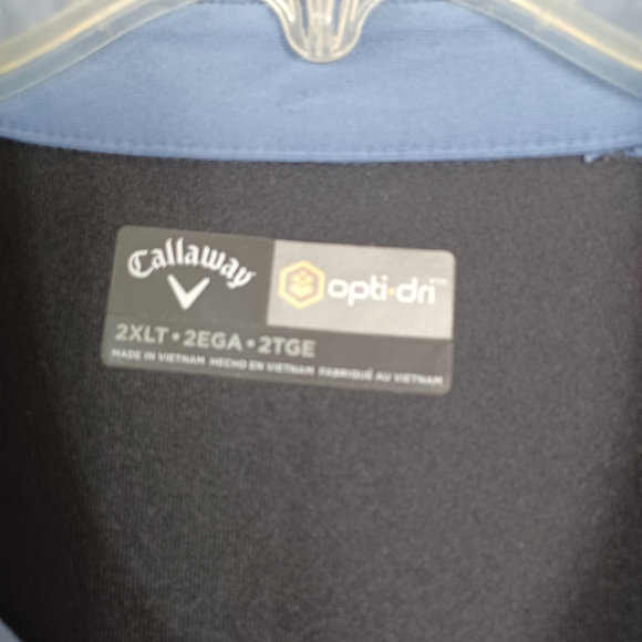 Callaway short sleeve polo shirt Sz XXLT - Picture 7 of 7